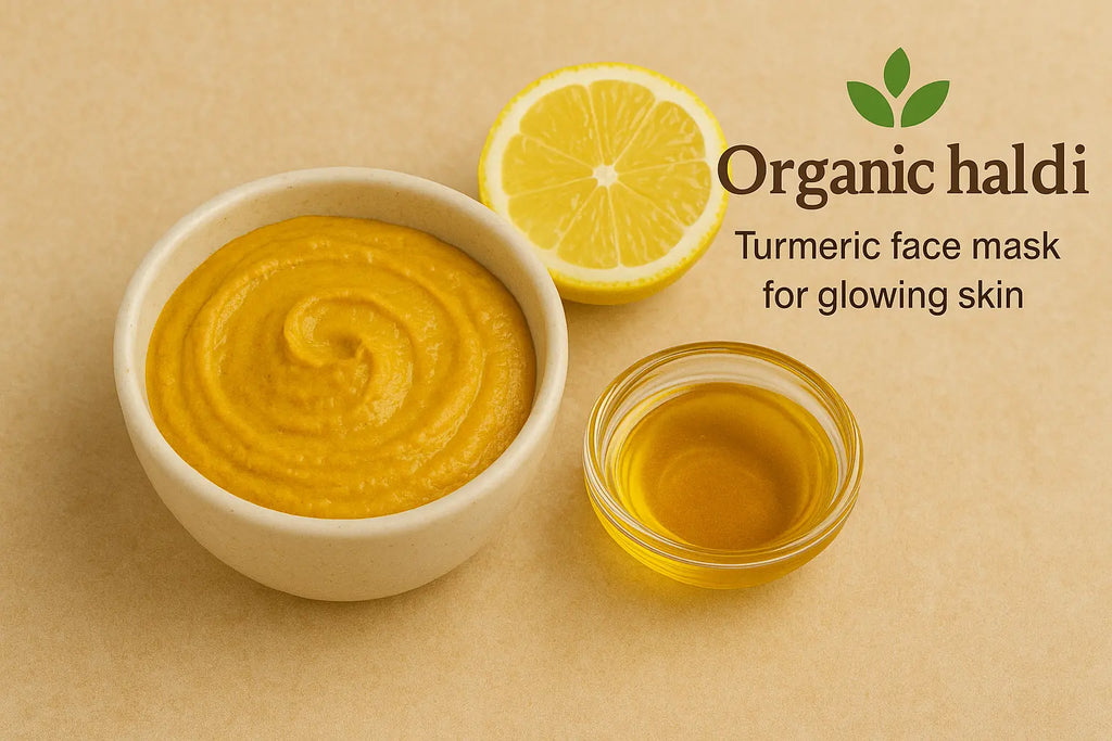 Organic Turmeric Powder for Face – 100% Pure Glow Booster AYURHALDI